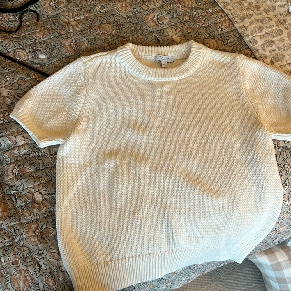 Ann Taylor Weekend Sweater Tee